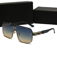 Mężczyźni designerskie luksusowe okulary przeciwsłoneczne męskie okulary Outdoor Outdoor Shades Big Square Frame Fashion Class