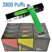 Puff Flex 2800 Puffs Cigarrillos electrónicos El dispositivo de vapor de vapor electrónico desechable de cigarrillo