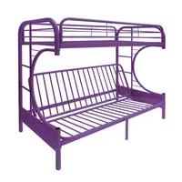 US Stock Schlafzimmermöbel Eclipse Bunk Bett (Twin/Full/Futon) in lila 02091pu269a