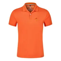 Herren Polos 2022 Sommer kurzärmelig T-Shirt Mitsubishi Logo Modes Roman Trend Casual All-Match Sport Top Shir