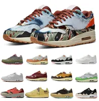 Concepts x Heavy Mellow Max 1 87 running shoes Patta Waves Blueprint Wabi Sabi Monarch Noise Aqua Maroon 87s Baroque Brown Saturn Gold Cave Stone 1s Sports Sneakers