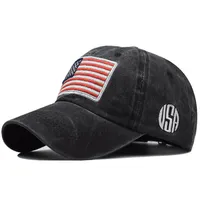 Beyzbol şapkası taktik ordu pamuk askeri baba şapka ABD Amerikan bayrağı ABD unisex hip hop spor kapakları