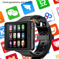Android 4G Smart Watch Homens Dual Camera 128GB Bracelete Fitness Relógio Esportivo Cartão SIM GPS Phone Watch Support Google Play Store