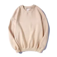 Frauen solide Oneck Langarm Hoodie Sweatshirt Fashion Ladies Streetwear Slouch Pullover Jumper Tops 13 Farben 220803