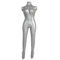 Mode Kvinnlig kläder Display Mannequin Uppblåsbar stativ överkroppsuppblåsbara kvinnor tygmodeller pvc inflationn mannequins full body303o