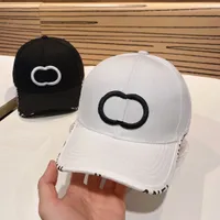 Designers Baseball Caps Cap de beisebol de luxo letra de cor sólida chapéus de língua de pato esportes cem cem