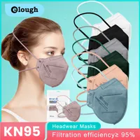 KN95 Mode Erwachsene Maske Morandi Farbstaubdichte Anti -Tröpfchen atmungsaktiv und bequem Einweg -Doppelschicht schmelzblodes Stoff
