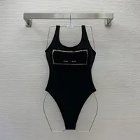 Designer Designer Swimsuit F Swimwear Designers One Piece Sexy Woman Abitudini Black Beach Fashion Swim Wear Outdoor Sports Outfit 2022