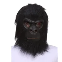 X-MERRY TOY Adult Animal Chimp Monkey Ape Mask Fancy Dress Latex Mask Halloween Prop 205E