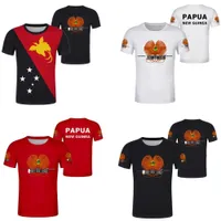 Papua New Guinea 3D 프린트 Aldult 및 어린이 사진 의류 국가 플래그 그래픽 티 저지를위한 대형 티셔츠