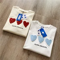 Herren-T-Shirts Sommer 520 Paar T-Shirt Love Briefe Serie kurzärmelige lose lässige Ins Koreanische Version der Tide Men and Women T-Men's