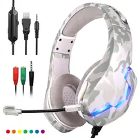 7 Color LED Professional Gaming Headphone 3 5mm Wired Game Headset Stereo Computer Bass Gamer With Mic For PC Switch Xbox2340