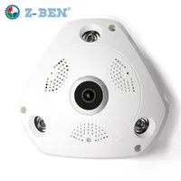 2019 Newest 360 Degree Panorama VR Camera HD 1080P  3MP Wireless WIFI IP Camera Home Security Surveillance System Webcam CCTV P2P245j