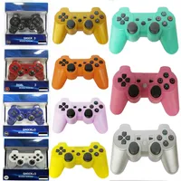 Dropship! Dualshock 3 Wireless Bluetooth Controller for PS3 Vibration Joystick Gamepad Game Controllers With Retail Box2468