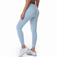 2022 Женская спортивная одежда йога наряды брюки Lulu Высокая талия.