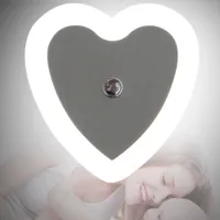 LED Nachtlampje Mini Sensor Control 110 V 220 V EU US Plug Nachtlampje voor kinderen Kinderen Woonkamer Slaapkamer Verlichting Op voorraad