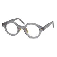 الرجال النظارات البصرية النظارات إطارات ماركة الرجعية النساء جولة النظارات الإطار النقي التيتانيوم الأنف الوسادة قصر النظر النظارات مع نظارات القضية