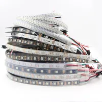 Strips LED Pixel Strip Light Argb 5V einzeln adressierbares Smart RGB Tape Lampe 30/60/144LEDS/M VOLLSTÄNDIGE STRIPSLED
