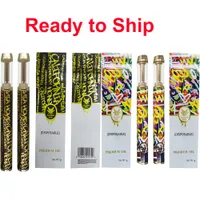 Kalifornien honung uppladdningsbar engångsvapen penna usa lager e cigaretter startsatser 400mAh batteri 1 ml tom oljepatron Förpackning förångare pennor runt spetsen