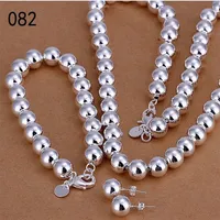 Stessi set di gioielli placcati in argento sterling femminile mix 925 set di gioielli da sposa in argento GTS49A331J