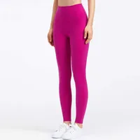 Lu's kwaliteit leggings Sport vrouwen Finten Tight High Taille Yoga Pant Butter zachte sportschoolkleding 100%squat proof Compression Athletic