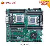 Motherboards X79 16D Motherboard Intel Dual CPU LGA 2011 REG ECC DDR3 1333 1600 1866MHz SATA3 USB3.0 E-ATX Witht VGAMotherboards