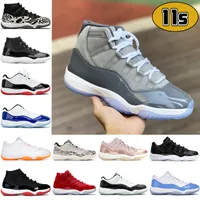 2022 Newest 11 11s cool grey boots mens Basketball Shoes Animal Instinct 25th Anniversary legend university blue white Concord Bred Citrus low high women Sneakers