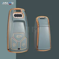 New TPU Car Remote Key Case Cover Shell Fob For Audi A4 B9 A5 A6 8S 8W Q5 Q7 4M S4 S5 S7 TT TTS TFSI RS Protector Accessories