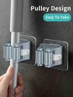 Joybos mop hook uderzenie mocny wiskose na ścianę wiszący domowy hakowy klip do przechowywania klip łazienki KR3