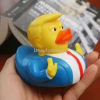 PVC Trump Duck Bath Floating Water Party Supplies Funny Toys Gift Creative Gift 8.5 * 10 * 8.5cm DD