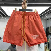 Designer Shorts Gallerydept Gary Vintage Casual Shorts High Street Drawstring Casual Pants Embroidered Beach Pants Pec1 Fashion Trend Short