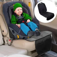 Cushion/Decorative Pillow Non-slip PVC Leather Car Seat Cover Child Protection Pad Mat For Under Carseat Chair Front Backrest Cushion Protec