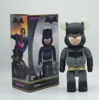 Bearbrick 400% 폭력적인 베어 장난감 인물 배트맨 클래식 광대 수제 모델 장식
