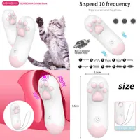 Nxy Eggs Bombomda Cat Claw Licking Vibrator for Women G-spot Massage Clitoris Stimulator Female Masturbation Jumping Egg Vagina Vibration 0423