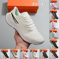 Designer Zoom Pegasus 37 38 Running Schoenen Blauw Lint Royal Triple Black Nathan Bell Game Barely Rose White Metallic Silver Men Dames Trainers Casual Sports Sneakers