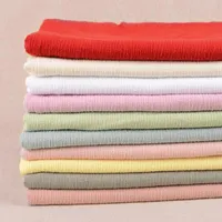 직물 린넨 면화 의류 재봉 주름 주름 스타일 드레스 티셔츠 여름 의류 100 135cm/piecefabric에 통기 가능