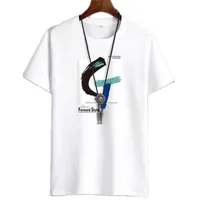 T-shirts masculins Coton Summer Fashion lâche homme T-shirt à manches courtes à manches courtes surdimensionnées Men Harajuku Tees Topmen's