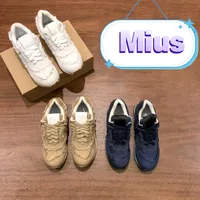 2023 Designer Casual Shoes Women Mius 574 Denim sneakers Fashion Sneaker with box Colonial Beige Royal Blue White Womens Sports Trainers size 35-40