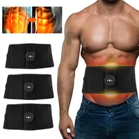 Abdominal Abs Toning Belt Electric Vibration Fitness Massager Slimming Body Belt Muscle Stimulator Trainer Waist Support for Gym201H