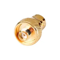 Andere Beleuchtungszubehör Koaxial Coax Adapter BNC weibliche Jack zu SMA Goldplated Gold-Plated-Scheibe für Baofeng UV-5R Intercom Schnelles Schiffe
