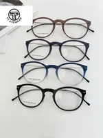 2022 Chrome Men's Pure Titanium and Women's Glasses Frame Flat 6113 New Classic Business Box Hearts Trend Spectacle 0v3e