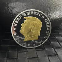 NEU 2025 Amerika Präsident Donald Trump Gedenkmünzen Sammlung Kunsthandwerk US Style Badge Home Dekoration Souvenir Geschenk