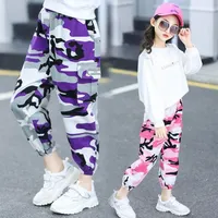 Children Girls Boys Hip Hop Dance Clothes Joggers Trousers Pants For Kids Cotton Loose Camouflage Sports Harem Pants New 2020 LJ20255J
