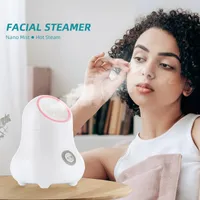 Face Steamer Hot Fog Hot Compress Steamer Nano Mist Heating Sprayer Facial Moisturizing Humidifier Home Care SPA MachineNew
