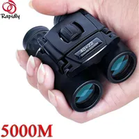 Telescope & Binoculars Mini Portable Zoom HD 5000M Powerful 300x25 Folding Long-distance Low Light Night Vision Professional2214
