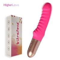 Fournitures pour adultes Vibromasseur pour femmes Silicone Dildo multi-vitesses Sexy Toy Vagina G Stimulation spongieuse de la boutique de clitoris