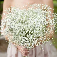 Niemowlęta Oddech Sztuczne kwiaty Plastikowe Gypsophila DIY Kwiatowy Bukiety Układ Na Dekoracji Wedding Home Decoration