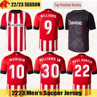 22 23 Bilbao Soccer Jerseys Berenguer 2022 2023 MUNIAIN WILLIAMS VESGA Voetbalshirt Raul Garcia Villalibre Sancet Jersey