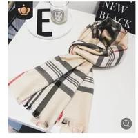 With Gift bag Receipt Tag Top quality scarfs for women Winter Mens Scarf luxe Pashmina Warm Fashion Imitate Wool Cashmere Scarves267B