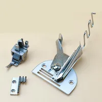Cartella di cucito A10 Roller Presser Piede per pregiudizi angolare destra Raccolto per le parti della macchina da cucire con serratura Accessori Accessori Accessori